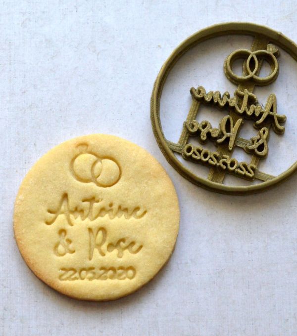 Biscuits personnalisés Mariés